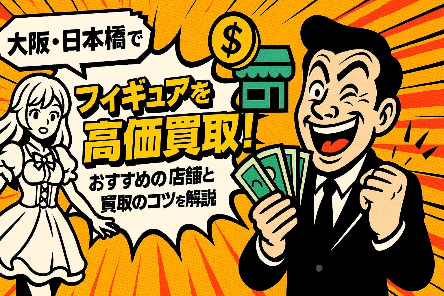 大阪・日本橋でフィギュアを高価買取！おすすめの店舗と買取のコツを解説！