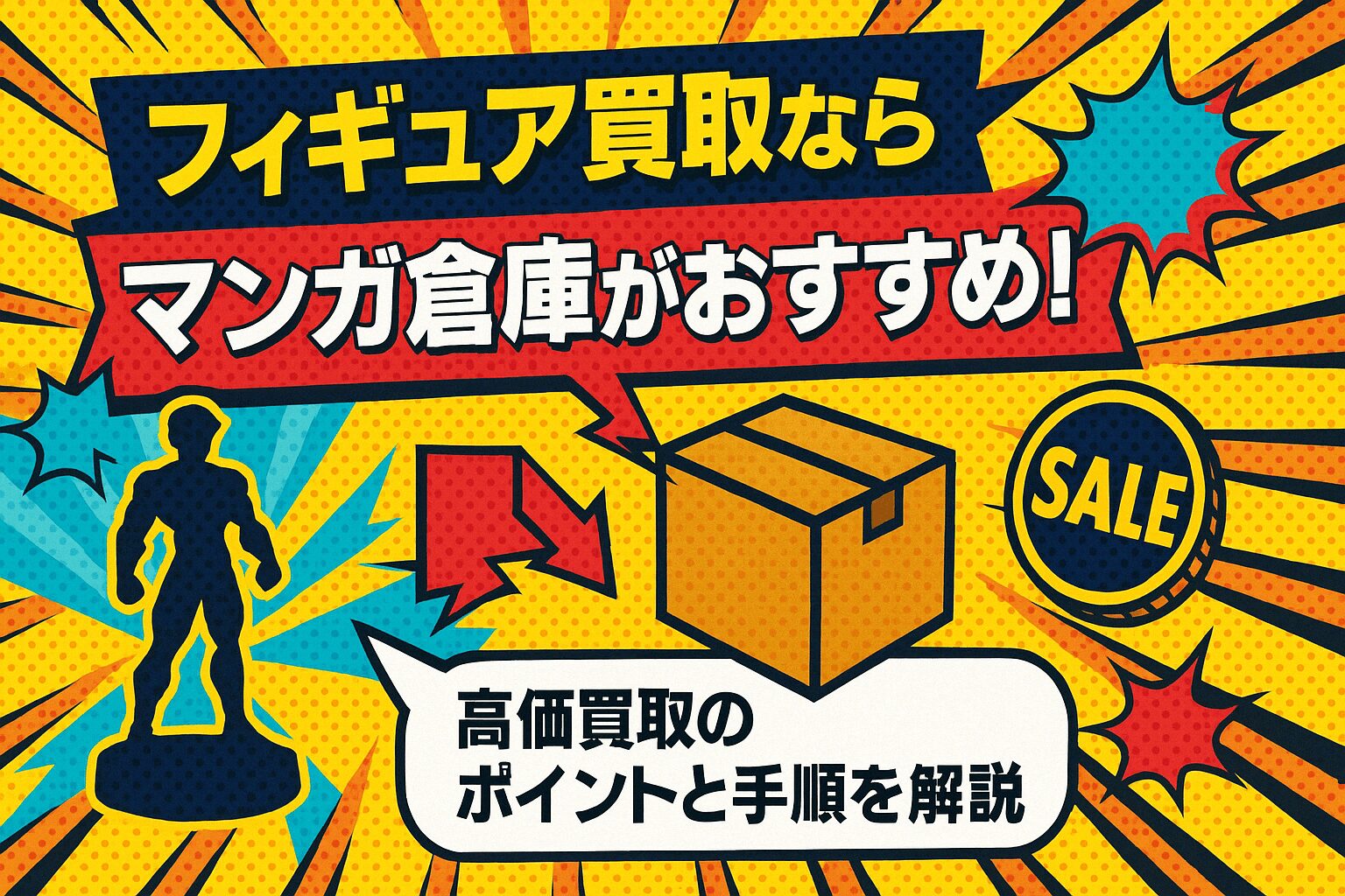 フィギュア買取ならマンガ倉庫がおすすめ！高価買取のポイントと手順を解説