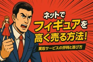 ネットでフィギュアを高く売る方法！買取サービスの評判と選び方
