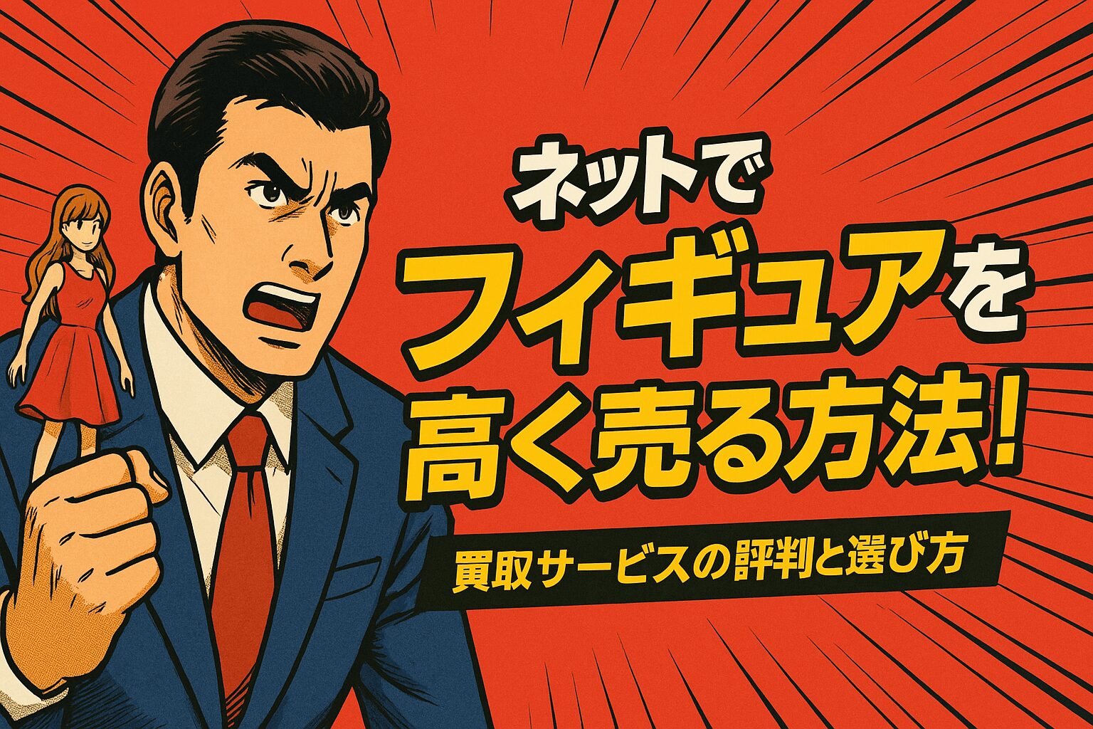 ネットでフィギュアを高く売る方法！買取サービスの評判と選び方
