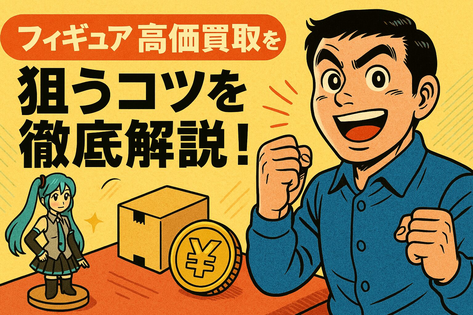 フィギュアの高価買取を狙うコツを徹底解説！
