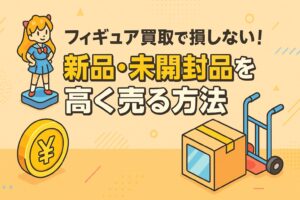 フィギュア買取で損しない！新品・未開封品を高く売る方法を解説