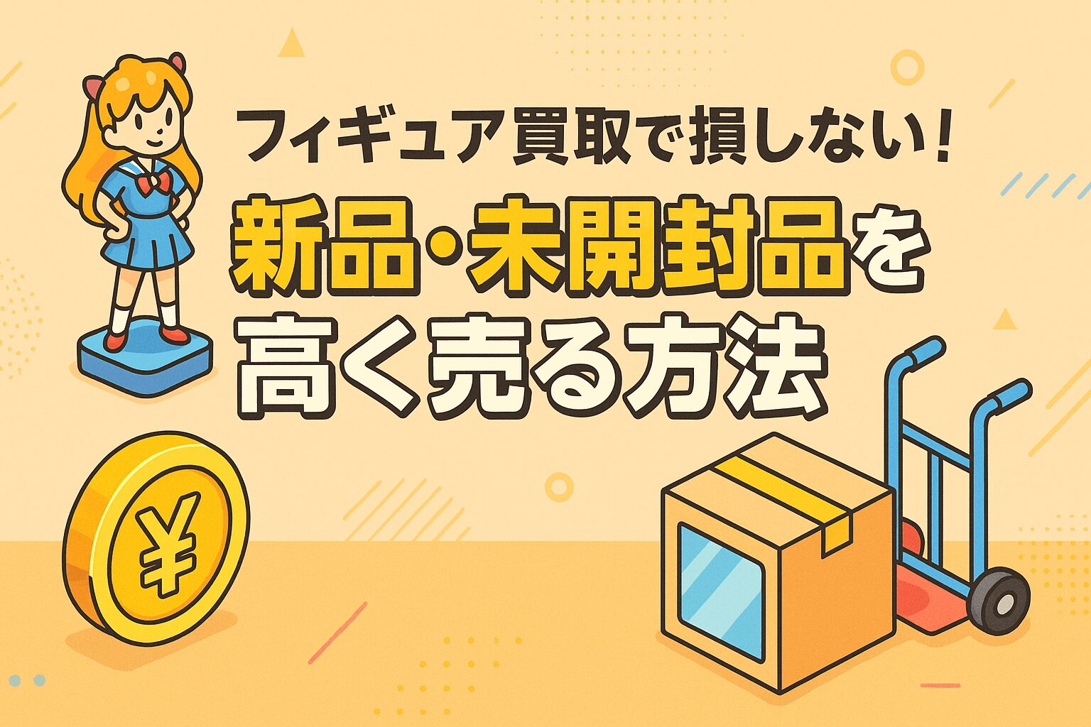 フィギュア買取で損しない！新品・未開封品を高く売る方法を解説