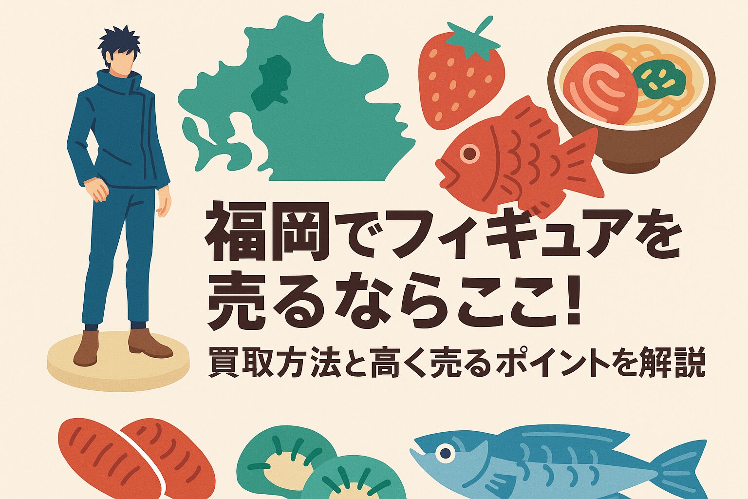 福岡でフィギュアを売るならここ！買取方法と高く売るポイントを解説