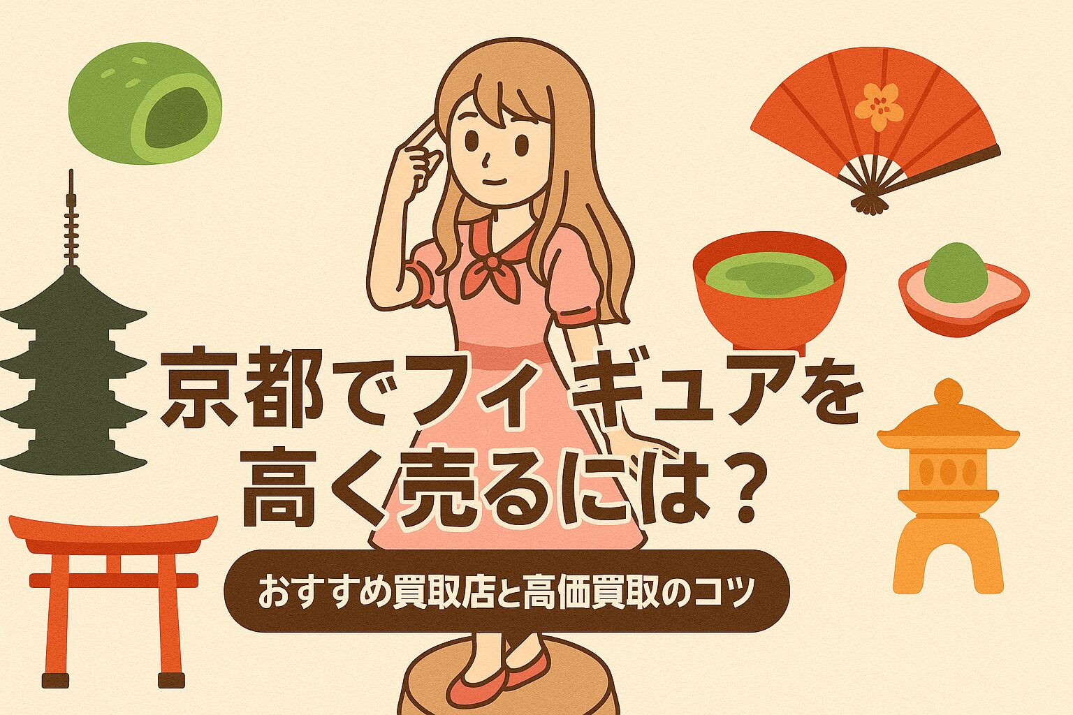 京都でフィギュアを高く売るには？おすすめ買取店と高価買取のコツ