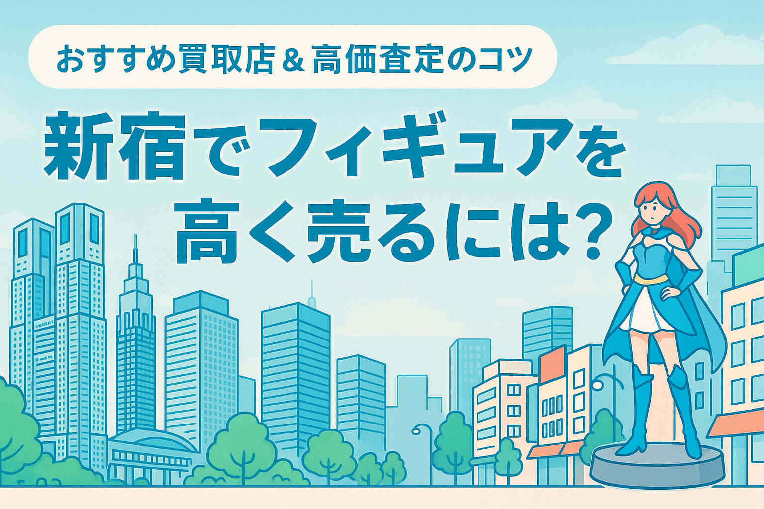 新宿でフィギュアを高く売るには？おすすめ買取店と高価査定のコツを解説