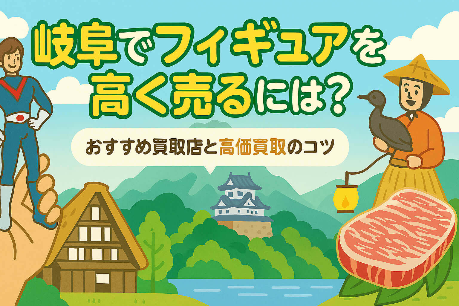 岐阜でフィギュアを高く売るには？おすすめ買取店と高価買取のコツを紹介